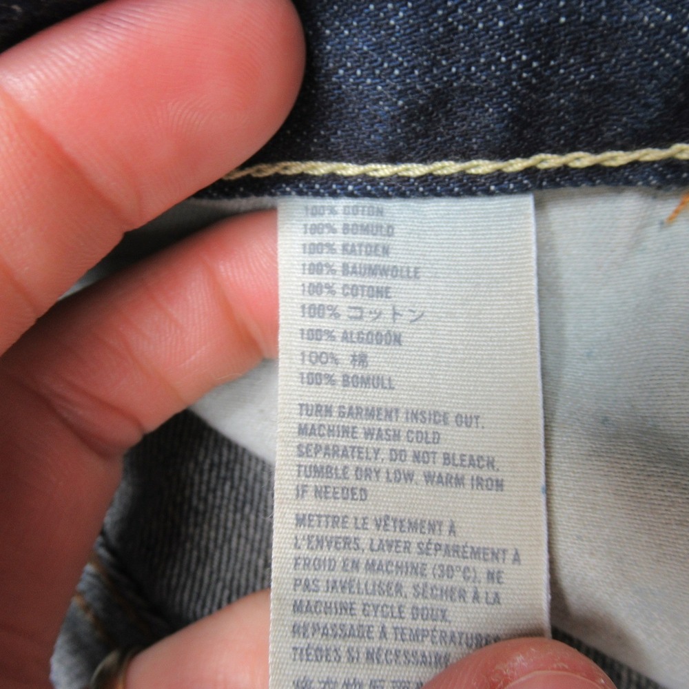 Abercrombie & Fitch Jeans Mens 32x32 Baggy Button Fly Relaxed Classic Y2K Heavy - Picture 9 of 16